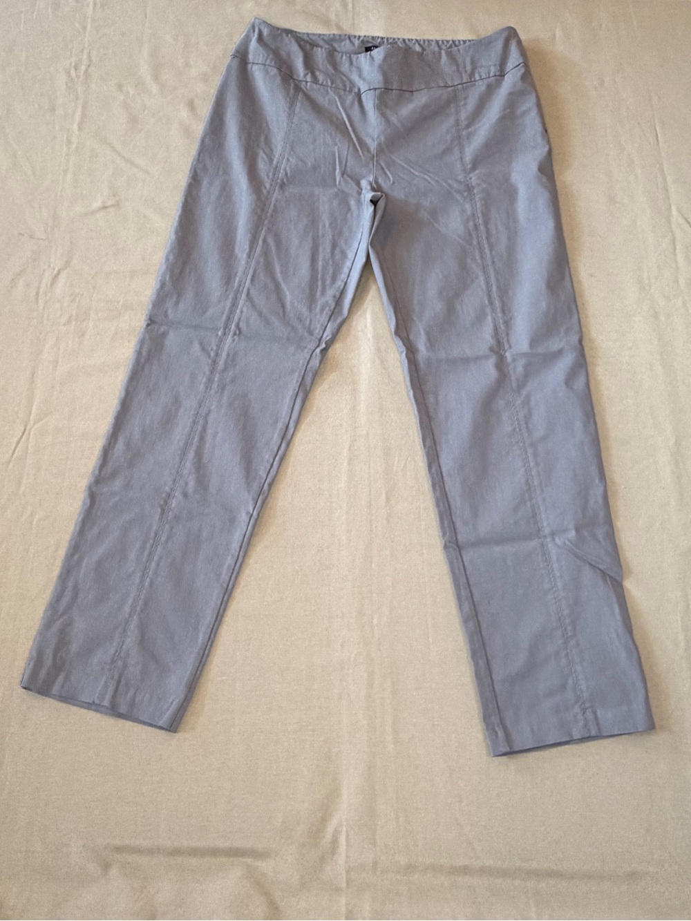 Zac & Rachel Women's Straight-Leg Pants in Light Gray